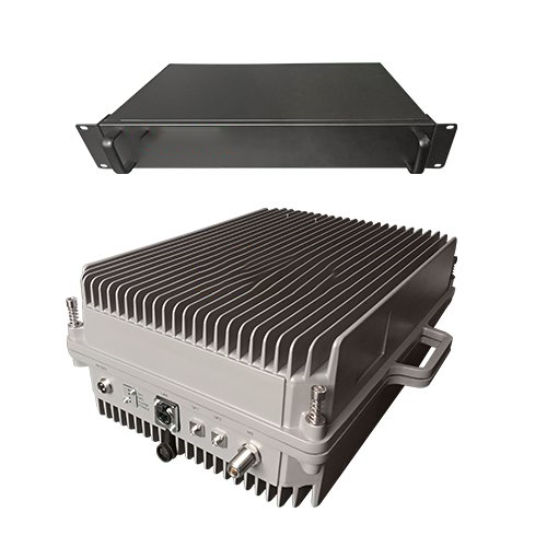  岚皋350M PDT消防集群警用数字光纤直放站近远端机