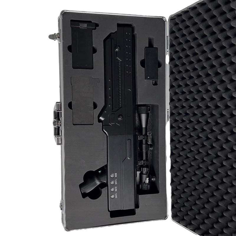  岚皋手持便携式枪型低空防御反制四通道B型